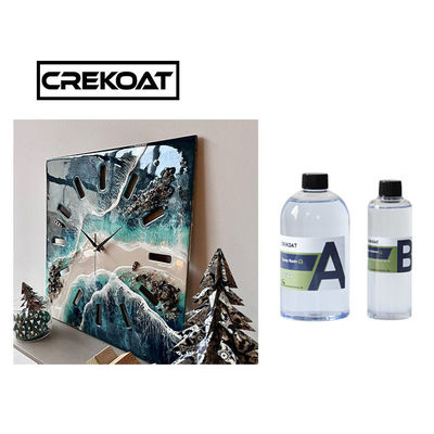 Crystal Clear Art Jewelry River presenta la resina de epóxido que el rasguño de la viscosidad baja resiste