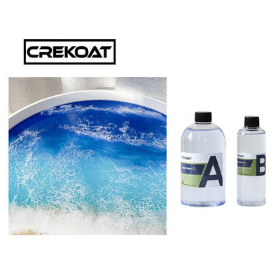 Crystal Clear Art Jewelry River presenta la resina de epóxido que el rasguño de la viscosidad baja resiste