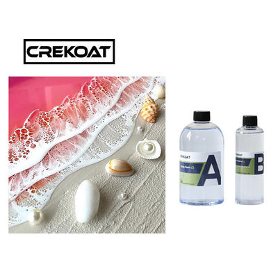 Crystal Clear Art Jewelry River presenta la resina de epóxido que el rasguño de la viscosidad baja resiste