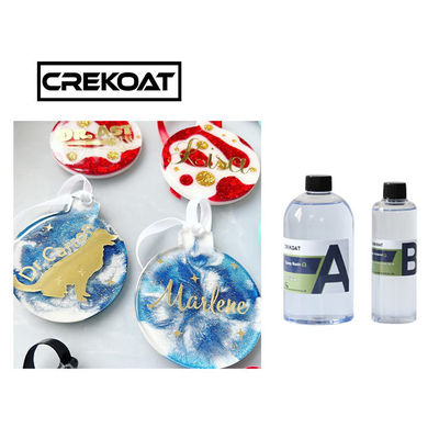 Las manchas resisten la resina de epoxy clara para el bastidor y Art Work de la joyería