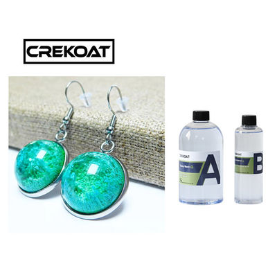 Las manchas resisten la resina de epoxy clara para el bastidor y Art Work de la joyería