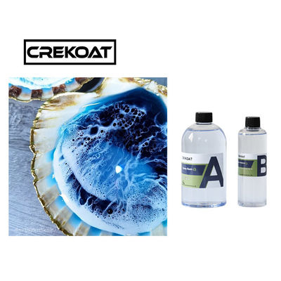 Las manchas resisten la resina de epoxy clara para el bastidor y Art Work de la joyería