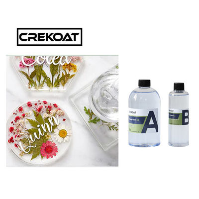 Las manchas resisten la resina de epoxy clara para el bastidor y Art Work de la joyería