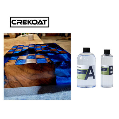 Componente de cristal líquido de Art Clear Epoxy Resin Two de la sobremesa de la alta estructura
