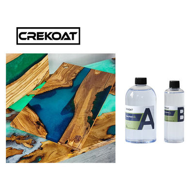 Componente de cristal líquido de Art Clear Epoxy Resin Two de la sobremesa de la alta estructura