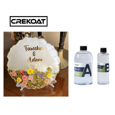 Componente de cristal líquido de Art Clear Epoxy Resin Two de la sobremesa de la alta estructura