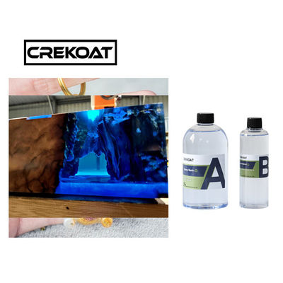 Crystal Clear Epoxy Resin For multiusos que echa alto final del lustre