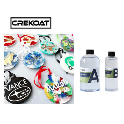 Crystal Epoxy Casting Resin Kit claro para la fabricación de la joyería de los artes