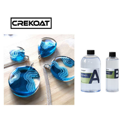 Alto uno mismo del lustre que nivela la sobremesa de la joyería de Crystal Clear Epoxy Resin For