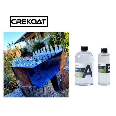 Resina de epoxy clara segura de la comida para la madera de lanzamiento Art Crafts Resists Yellowing