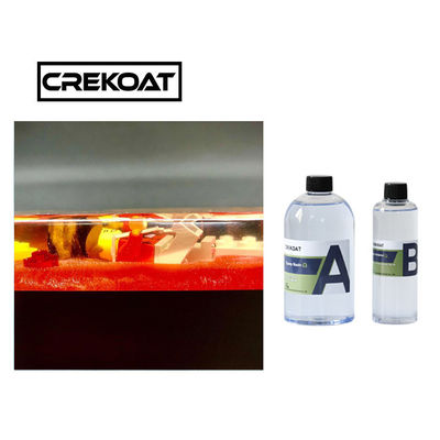 Alta resina de epoxy ultra clara del lustre para resistente ULTRAVIOLETA de la creación de las ilustraciones