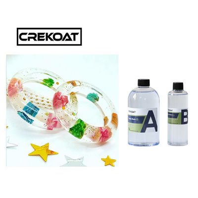 Alta resina de epoxy ultra clara del lustre para resistente ULTRAVIOLETA de la creación de las ilustraciones