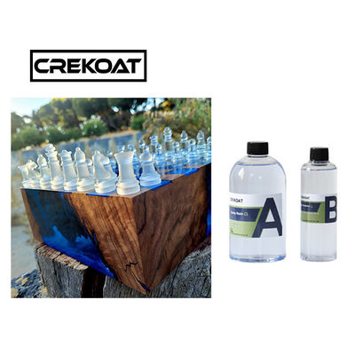 Los artes de lanzamiento profundos Crystal Clear Epoxy Art Resin resisten el rasguño