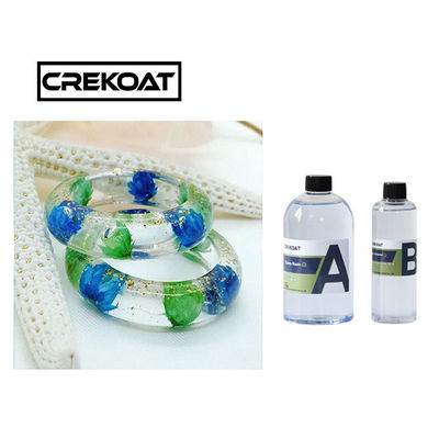 Olor bajo Art Jewelry Epoxy Resin Fast que cura a Crystal Clear Glass Like Finish