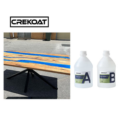 Resina de Crystal Clear Liquid Glass Epoxy para el bastidor de la tabla del río