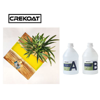 Resina de Crystal Clear Liquid Glass Epoxy para el bastidor de la tabla del río