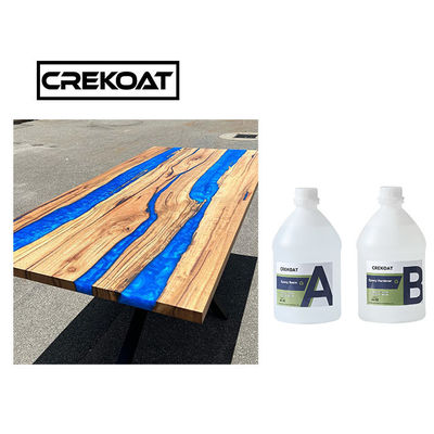 Resina de Crystal Clear Liquid Glass Epoxy para el bastidor de la tabla del río