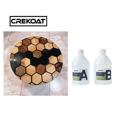 Resina de Crystal Clear Liquid Glass Epoxy para el bastidor de la tabla del río