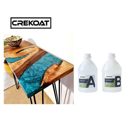 Alto lustre Crystal Clear Epoxy Resin Kit que echa y que cubre