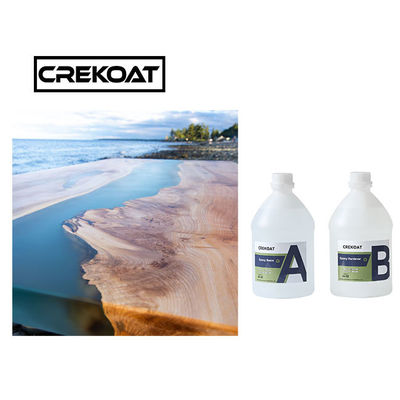 Alto lustre Crystal Clear Epoxy Resin Kit que echa y que cubre