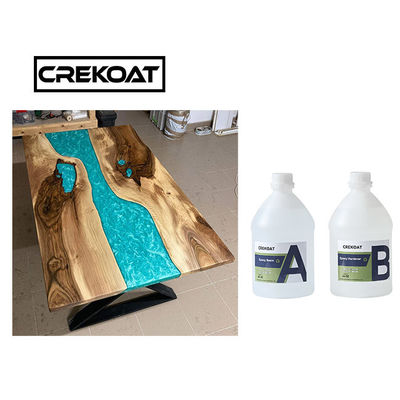 El bastidor libre de la burbuja profundamente vierte la resina de epoxy para la nivelación del uno mismo de la tabla cristalina