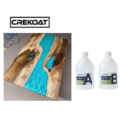 El bastidor libre de la burbuja profundamente vierte la resina de epoxy para la nivelación del uno mismo de la tabla cristalina