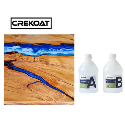 4 pulgadas de epóxido de lanzamiento grueso de la resina para la tabla sola vierten a Crystal Clear