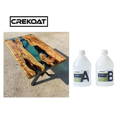 4 pulgadas de epóxido de lanzamiento grueso de la resina para la tabla sola vierten a Crystal Clear