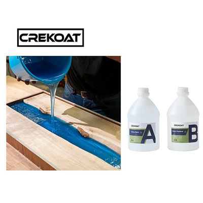 El bastidor libre de la burbuja profundamente vierte la resina de epoxy para la nivelación del uno mismo de la tabla cristalina