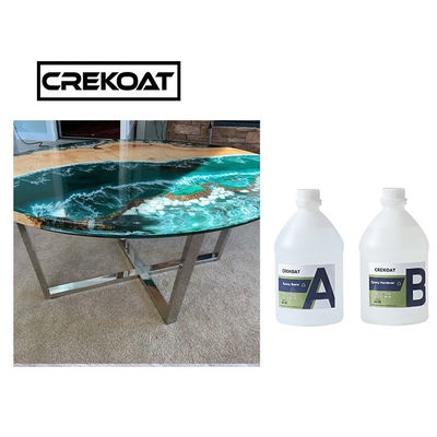 La burbuja resistente ULTRAVIOLETA de la resina de epoxy del bastidor libre profundamente vierte el vidrio líquido