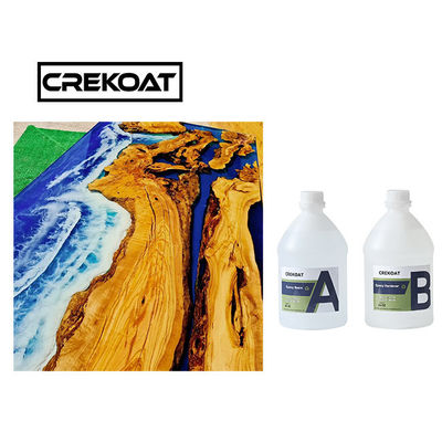 La burbuja resistente ULTRAVIOLETA de la resina de epoxy del bastidor libre profundamente vierte el vidrio líquido