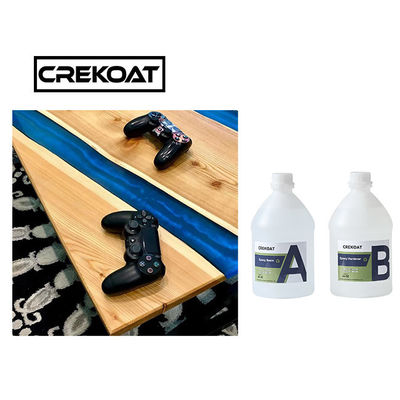 El tiempo de curado lento profundamente vierte la resina de epoxy para la sobremesa moldea de madera