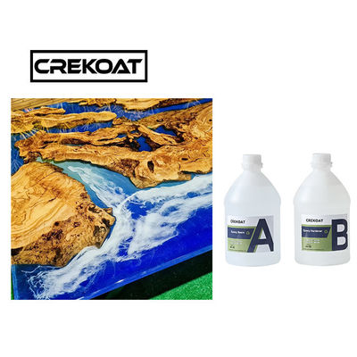 El tiempo de curado lento profundamente vierte la resina de epoxy para la sobremesa moldea de madera