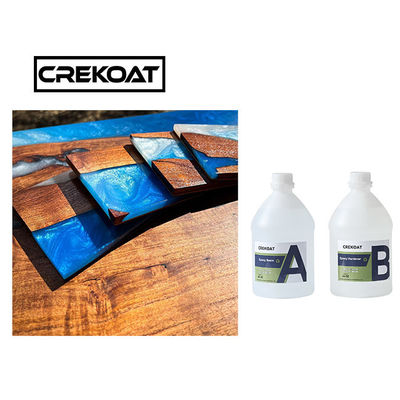 El tiempo de curado lento profundamente vierte la resina de epoxy para la sobremesa moldea de madera