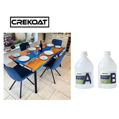 La sustancia química resiste la resina echada profunda dura de Crystal Clear Epoxy Resin Rock para la tabla