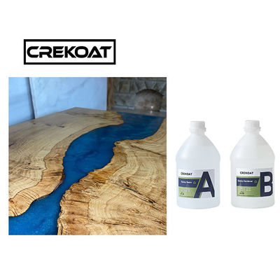 La sustancia química resiste la resina echada profunda dura de Crystal Clear Epoxy Resin Rock para la tabla