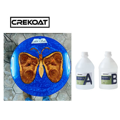 Ultra dar salida a 2 1 profundamente vierte la resina de epoxy para el río presenta resistencia de impacto