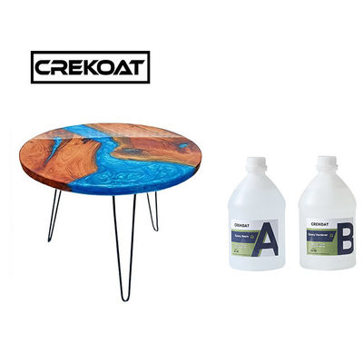 Ultra dar salida a 2 1 profundamente vierte la resina de epoxy para el río presenta resistencia de impacto