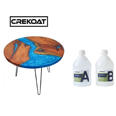 Ultra dar salida a 2 1 profundamente vierte la resina de epoxy para el río presenta resistencia de impacto