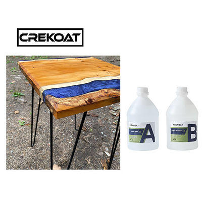 Vidrio amarillo anti de madera de Crystal Clear Epoxy Resin For de la prenda impermeable como final