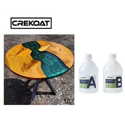 Echando ultra claros profundamente vierten la tabla Art Easy Mixing del río de la resina de epoxy