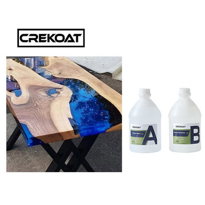 Echando ultra claros profundamente vierten la tabla Art Easy Mixing del río de la resina de epoxy