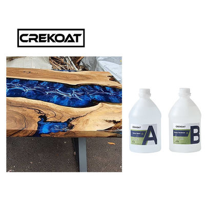 Ultra dar salida a 2 1 profundamente vierte la resina de epoxy para el río presenta resistencia de impacto