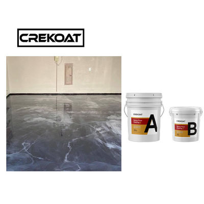 Piso de epoxy metálico del garaje que cubre el cobre de alta resistencia impermeable de la resina de epoxy