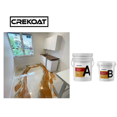 Piso de epoxy metálico del garaje que cubre el cobre de alta resistencia impermeable de la resina de epoxy