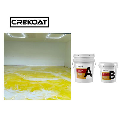 Protección ULTRAVIOLETA Coating Naturally De Foaming de la resina de epoxy de la pintura concreta metálica del piso