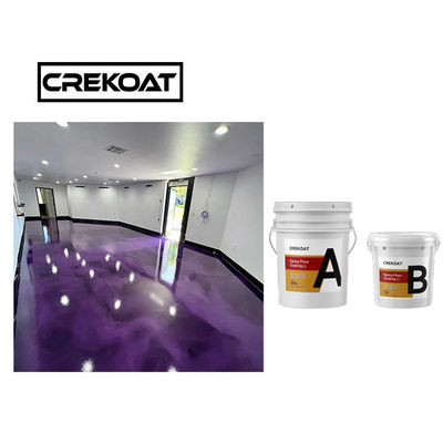 Vidrio como viscoso no tóxico de epoxy metálico de la pintura del piso del sótano