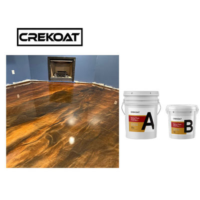 Rasguño anti Grey Color de la capa de epoxy metálica durable del piso