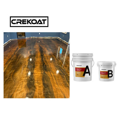 Piso concreto metálico resistente ULTRAVIOLETA de la resina de epoxy 3d no tóxico