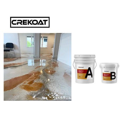 El piso de epoxy metálico del aeropuerto pinta la resina de epoxy resistente ULTRAVIOLETA y Hardner